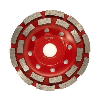 Алмазна дворядна фреза Steelring для бетону 125x5 DRCW125