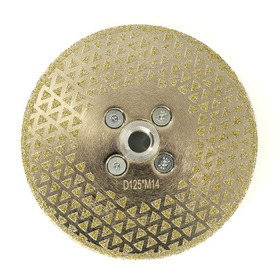 Алмазний диск гальванічний Steelring для різки та шліфування EPDC125 M14x125