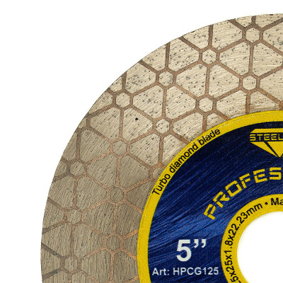 Алмазний диск шліфувальний Steelring PROFESSIONAL HPСG 125х1.8 Алмазний диск шліфувальний Steelring PROFESSIONAL HPСG 125х1.8