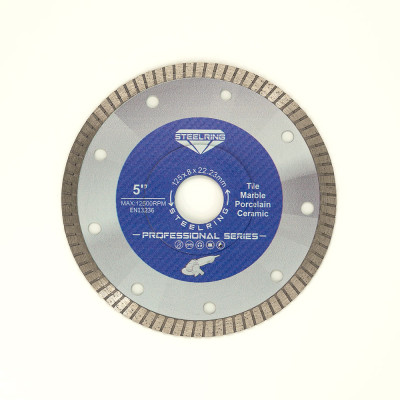 Супер тонкий пресований алмазний диск Steelring PROFESSIONAL HPTW 125х1.2