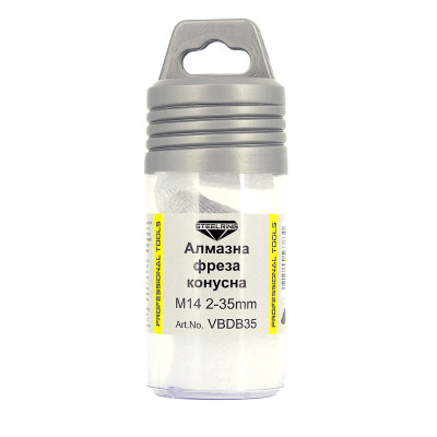 Алмазна фреза Steelring конусна VBDB35 M14 (2–35 мм) Алмазна фреза Steelring конусна VBDB35 M14 (2–35 мм)