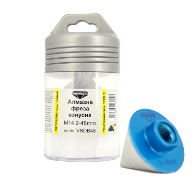 Алмазна фреза Steelring конусна VBDB48 M14 (2–48 мм) Алмазна фреза Steelring конусна VBDB48 M14 (2–48 мм)