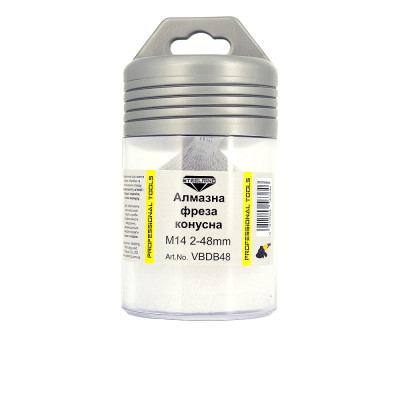 Алмазна фреза Steelring конусна VBDB48 M14 (2–48 мм) Алмазна фреза Steelring конусна VBDB48 M14 (2–48 мм)