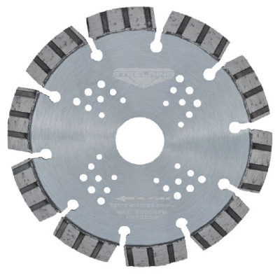 Алмазний диск пресований сегментований Steelring EXPERT HPAS 125х2.4