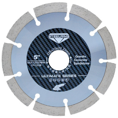 Алмазний диск пресований сегментований Steelring EXPERT НPSS 125х2.0