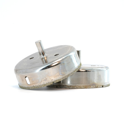 Алмазна гальванічна коронка Steelring STS100 100 мм (банан) Алмазна гальванічна коронка Steelring STS100 100 мм (банан)