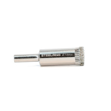 Алмазна гальванічна коронка Steelring STS14 14 мм (банан) Алмазна гальванічна коронка Steelring STS14 14 мм (банан)