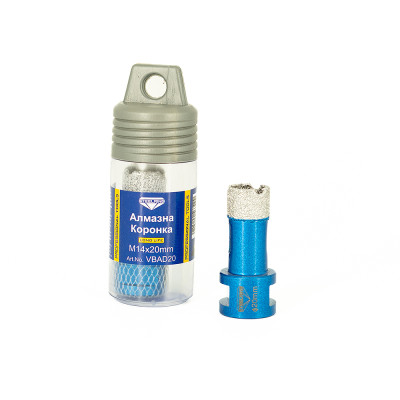 Алмазна коронка Steelring VBAD M14x20 Алмазна коронка Steelring VBAD M14x20