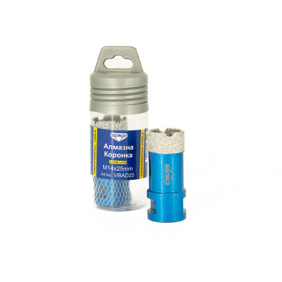 Алмазна коронка Steelring VBAD M14x25 Алмазна коронка Steelring VBAD M14x25
