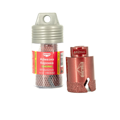 Алмазна коронка Steelring VBDD M14x42 Алмазна коронка Steelring VBDD M14x42