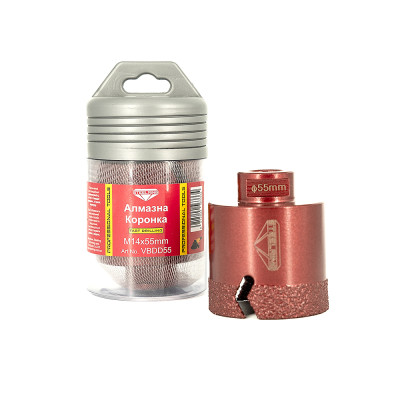 Алмазна коронка Steelring VBDD M14x55 Алмазна коронка Steelring VBDD M14x55